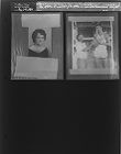 Re-photo of woman; Re-photo of man and basketball player (2 Negatives), August 3-4, 1964 [Sleeve 6, Folder d, Box 33]